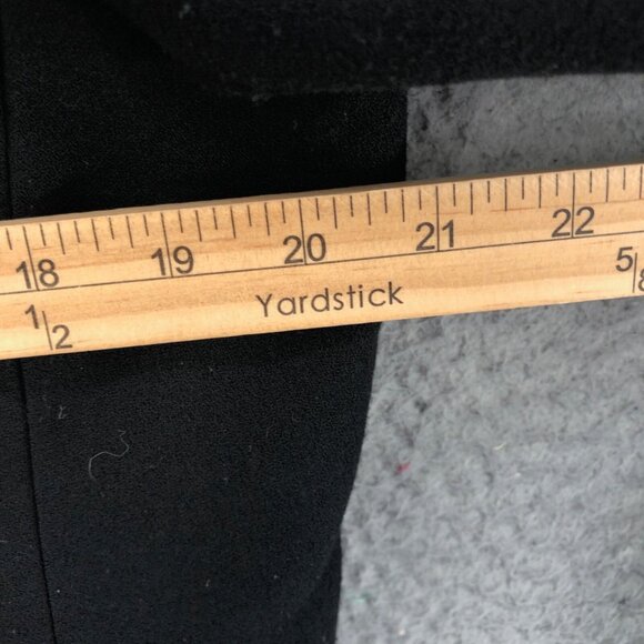 Kasper Blazer Womens 12 Black Leopard Print Velvet Trim Button Up Office Career - Picture 8 of 9